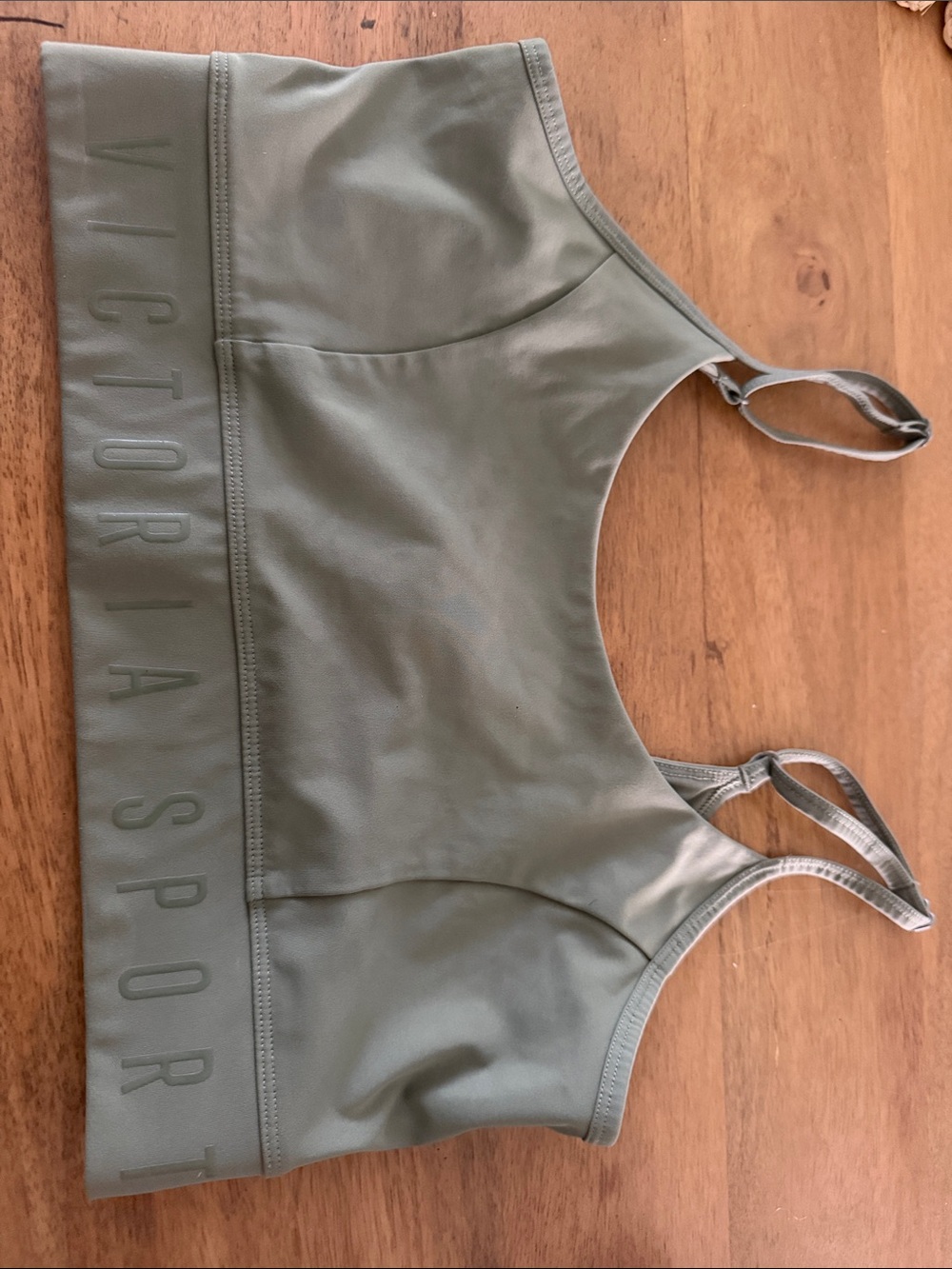 Victoria Sport Olive Green Sports Bra